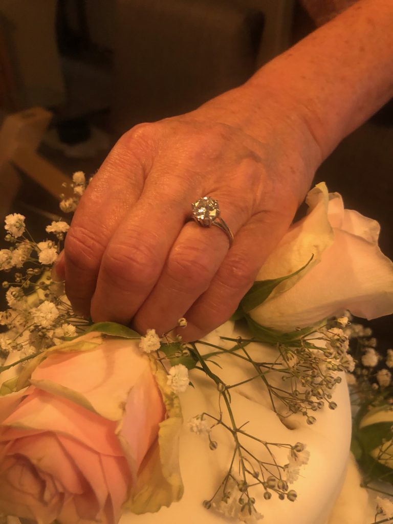 Debbie's engagement ring 