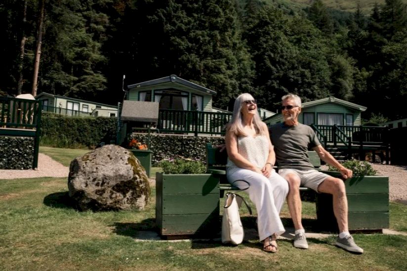 Loch Eck Caravan Park in Dunoon Loch Eck Caravan Park in Dunoon