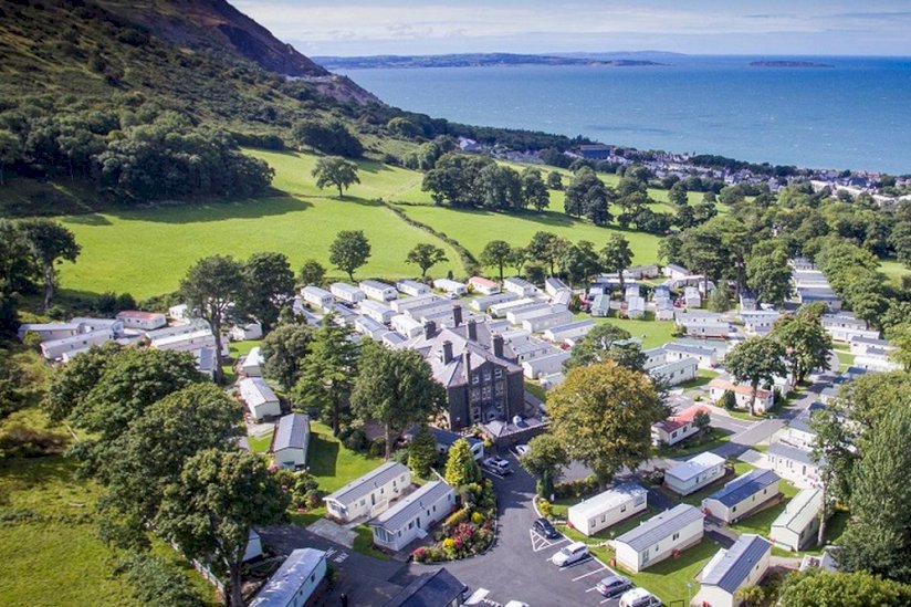 Crugan Holiday Park Aerial View Crugan Holiday Park Aerial View