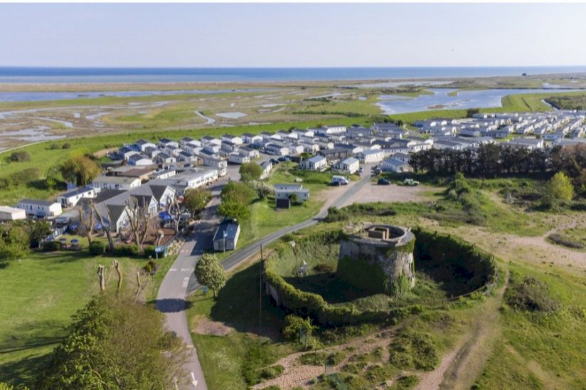 Rye Harbour Holiday Park Aerial Rye Harbour Holiday Park Aerial