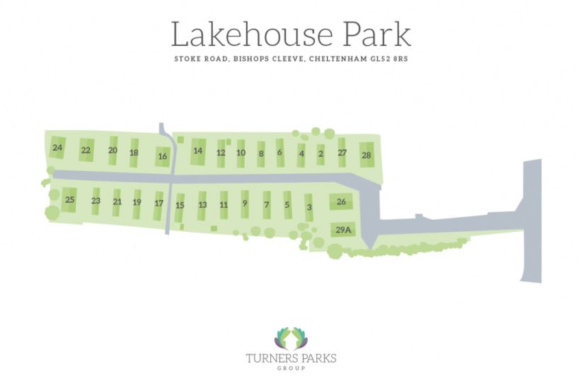 Lakehouse Park Site Map, Cheltenham, Gloucestershire Lakehouse Park Site Map, Cheltenham, Gloucestershire