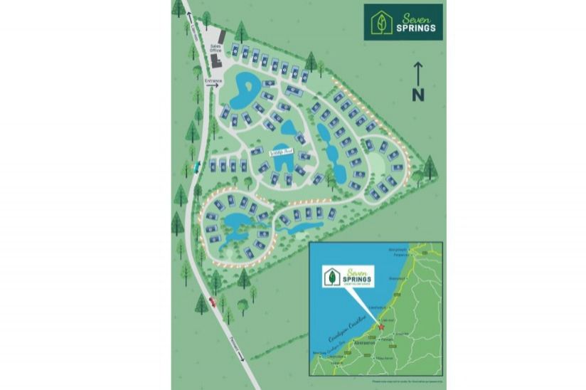 Seven Springs Park Map Seven Springs Park Map