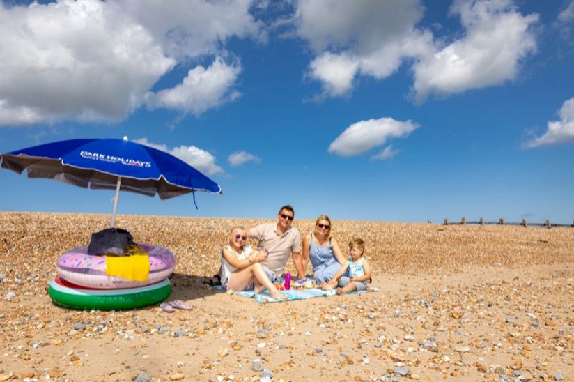 Pevensey Bay Holiday Park Beach Pevensey Bay Holiday Park Beach