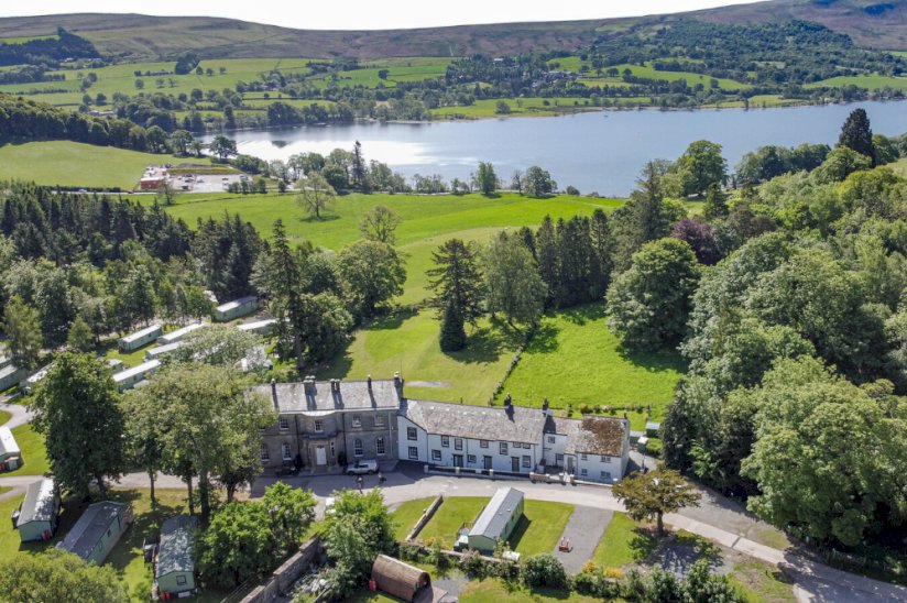Waterfoot Caravan Park Aerial View, Cumbria Waterfoot Caravan Park Aerial View, Cumbria