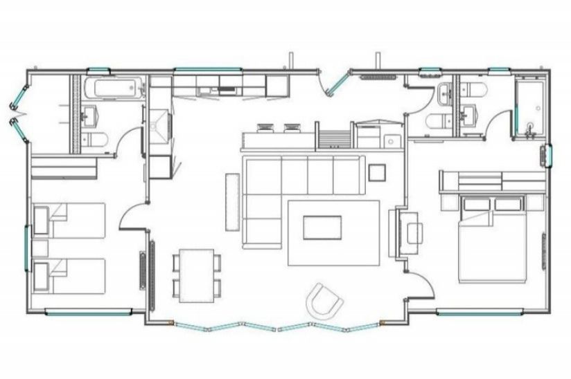 Two Bed Prestige Hampton (45x22) Two Bed Prestige Hampton (45x22)