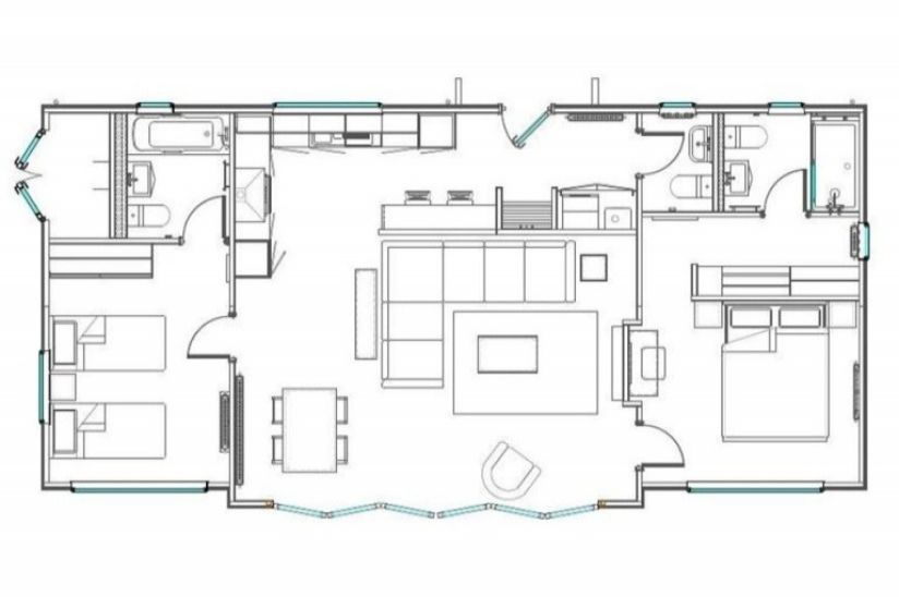 Two Bed Prestige Hampton (45x22) Two Bed Prestige Hampton (45x22)