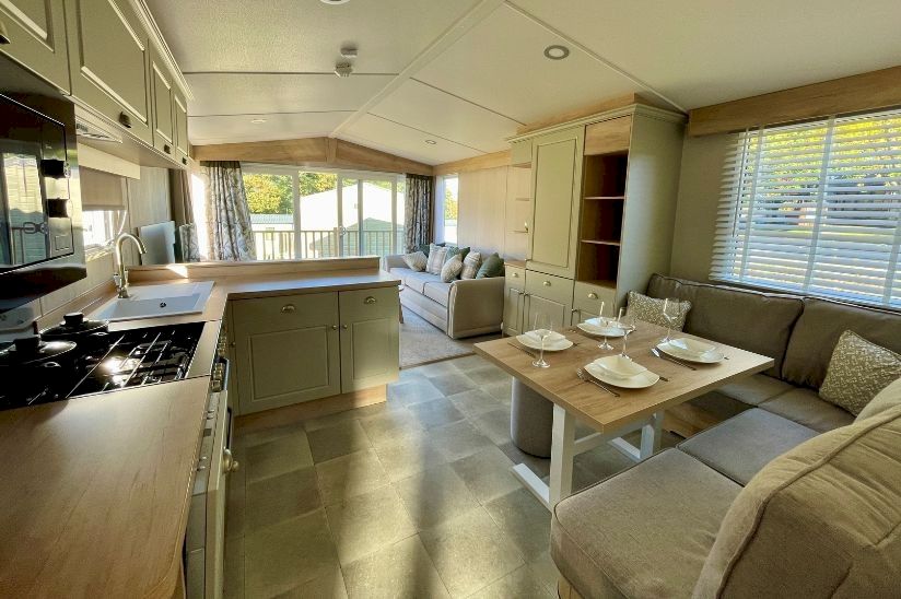 Kitchen, dining and living room Kitchen, dining and living room