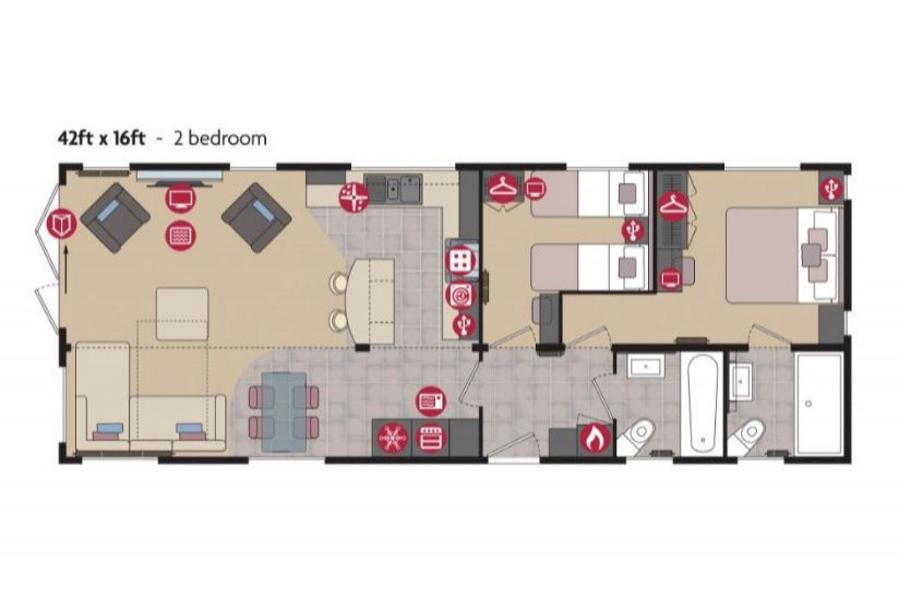 Two Bed Pemberton Arrondale (42x16) Two Bed Pemberton Arrondale (42x16)