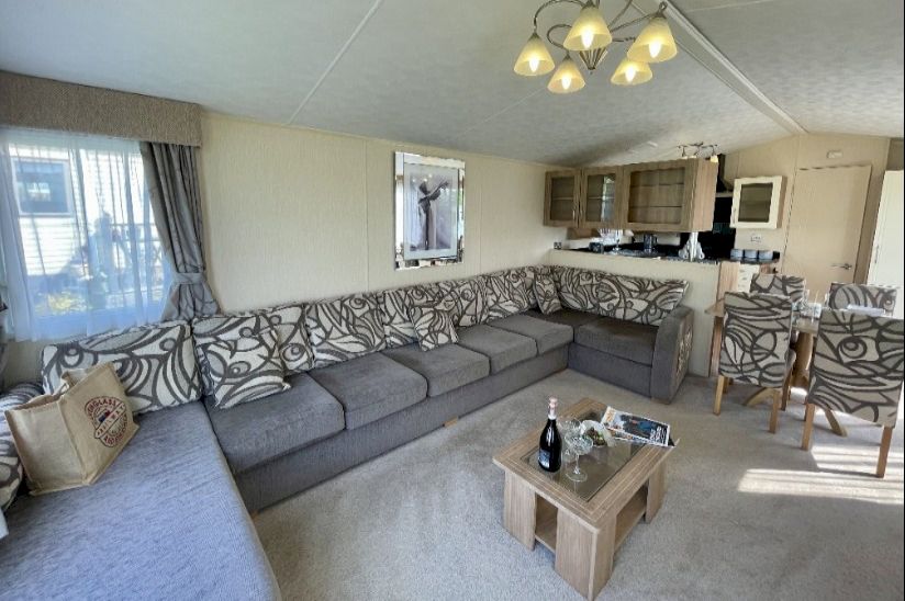 Open-plan living area Open-plan living area