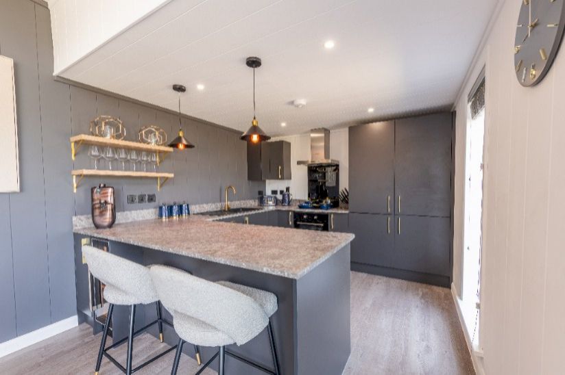 Two Bed Bespoke Sky Fall Lodge (45x22) Two Bed Bespoke Sky Fall Lodge (45x22)