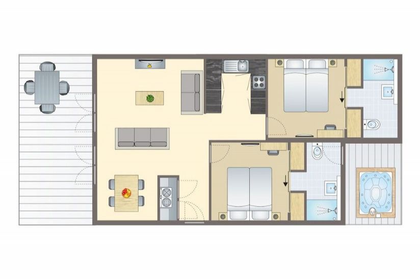 Two Bed Prestige Homeseeker Dovecote (40x22) 2021 Two Bed Prestige Homeseeker Dovecote (40x22) 2021