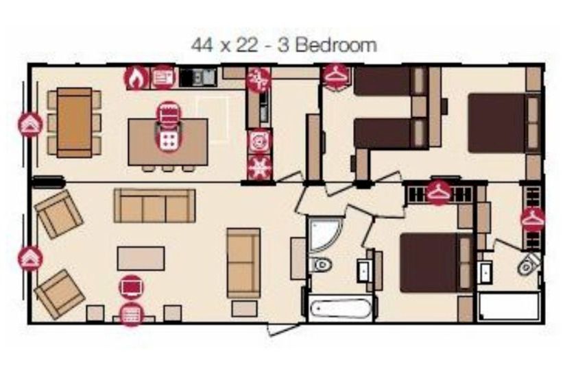 Three Bed Pemberton Glendale (44x22) Three Bed Pemberton Glendale (44x22)